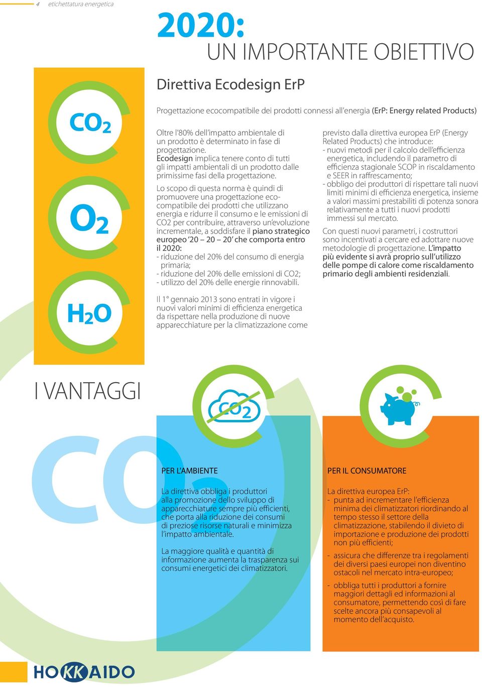 Lo scopo di questa norma è quindi di promuovere una progettazione ecocompatibile dei prodotti che utilizzano energia e ridurre il consumo e le emissioni di CO2 per contribuire, attraverso un