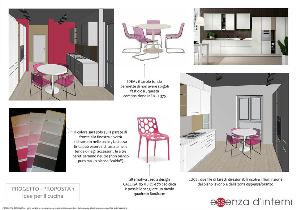 neutre (non bianco puro ma un bianco "caldo") idee per il cucina alternativa, sedia design CALLIGARIS HERO 70 cad circa è possibile