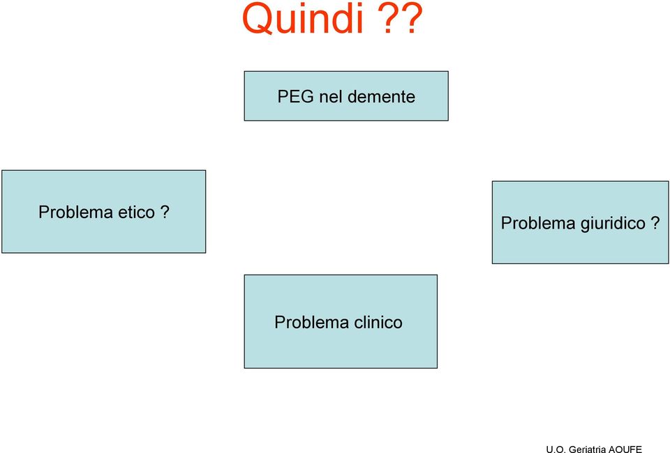 Problema etico?