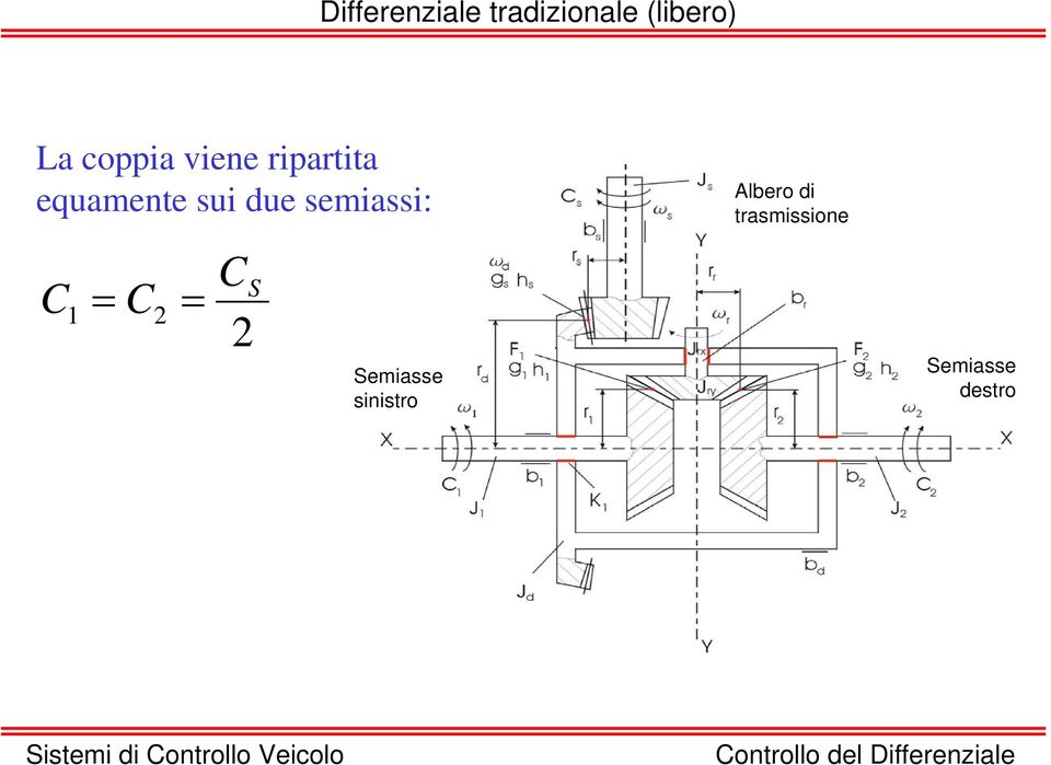 due semiassi: Albero di trasmissione C