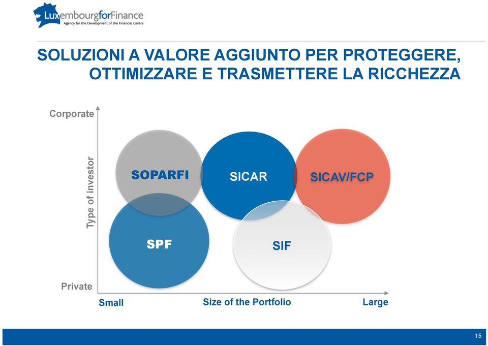 Corporate Type of investor SOPARFI SICAR