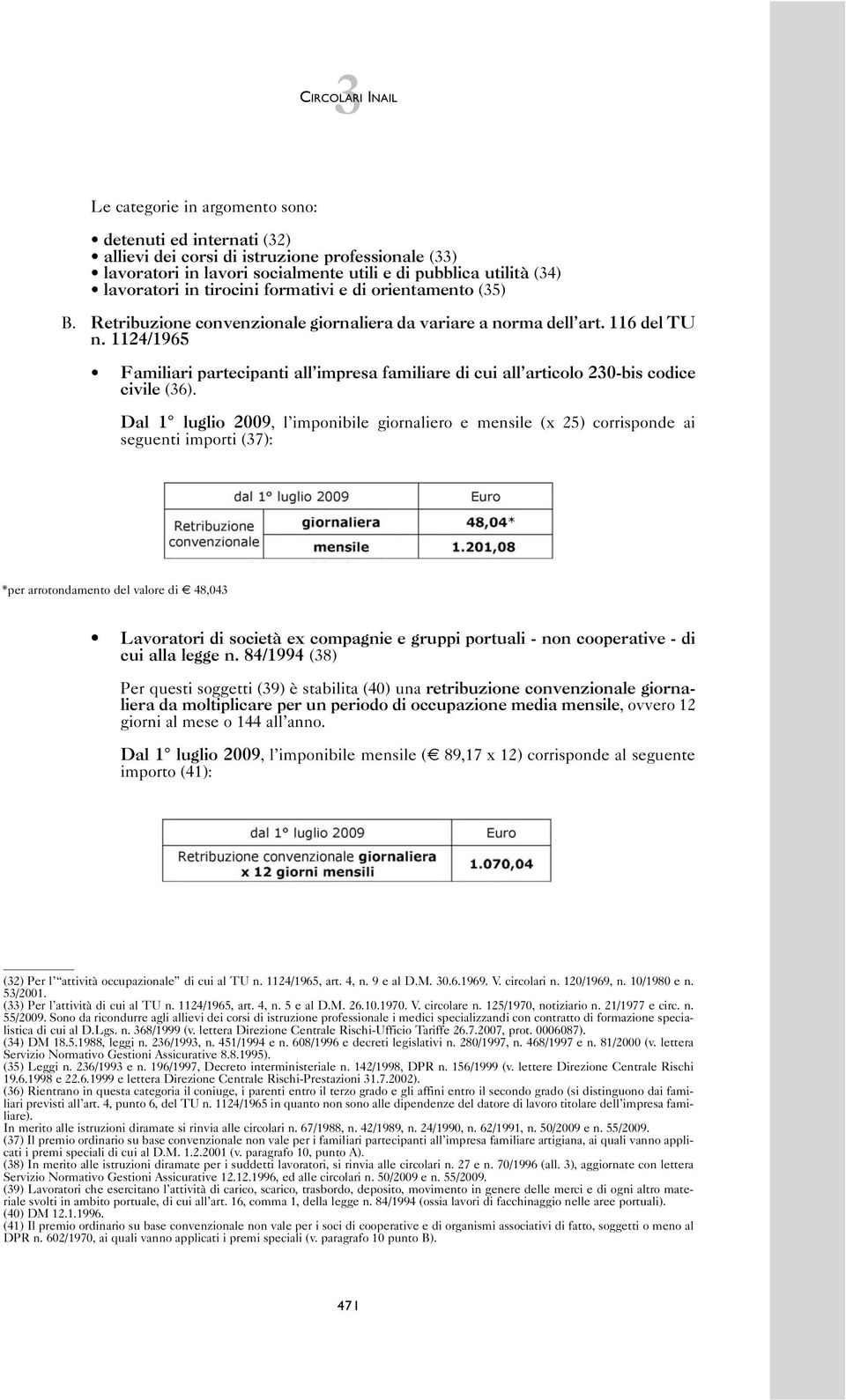 1124/1965 Familiari partecipanti all impresa familiare di cui all articolo 230-bis codice civile (36).