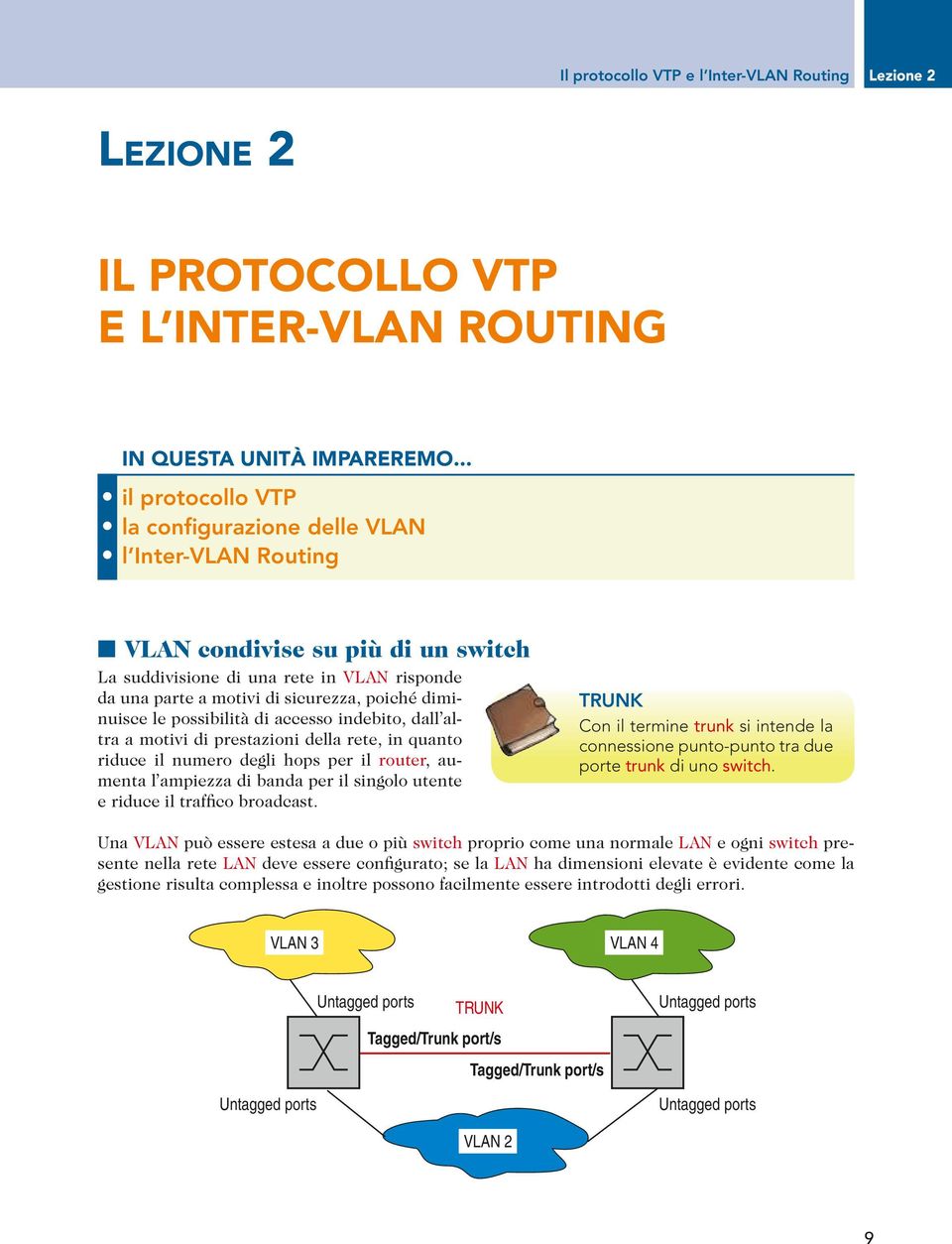 diminuisce le possibilità di accesso indebito, dall altra a motivi di prestazioni della rete, in quanto riduce il numero degli hops per il router, aumenta l ampiezza di banda per il singolo utente e