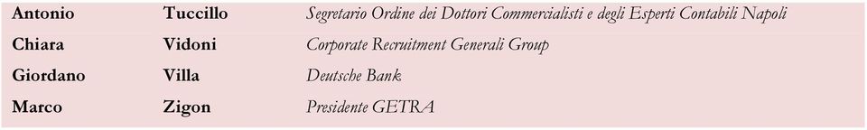 Chiara Vidoni Corporate Recruitment Generali