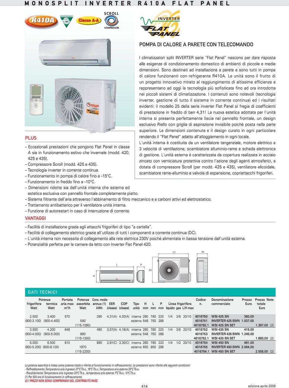 e unità sono il frutto di un progetto innovativo mirato al raggiungimento di altissime efficienze e rappresentano ad oggi la tecnologia più sofisticata fino ad ora introdotta nei piccoli sistemi di