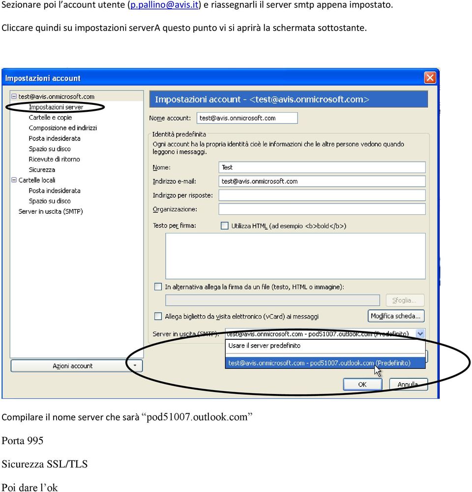 Cliccare quindi su impostazioni servera questo punto vi si aprirà la