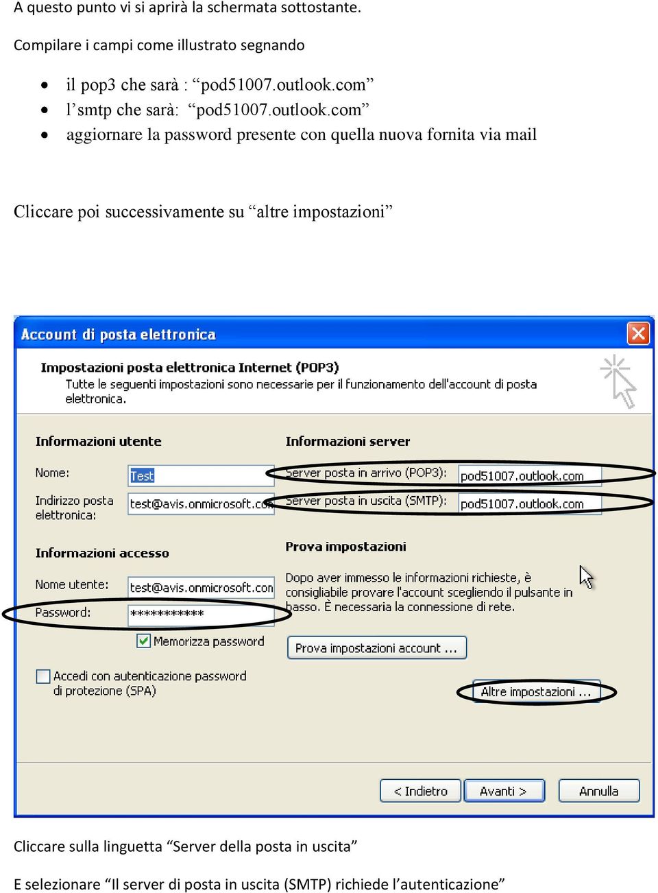 com l smtp che sarà: pod51007.outlook.