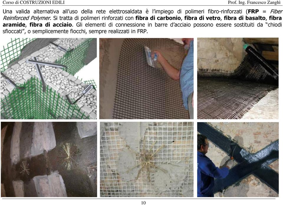 Si tratta di polimeri rinforzati con fibra di carbonio, fibra di vetro, fibra di basalto, fibra