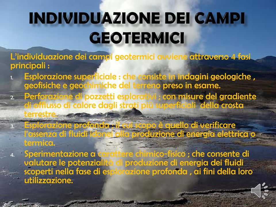 Perforazione di pozzetti esplorativi ; con misure del gradiente di afflusso di calore dagli strati più superficiali della crosta terrestre. 3.