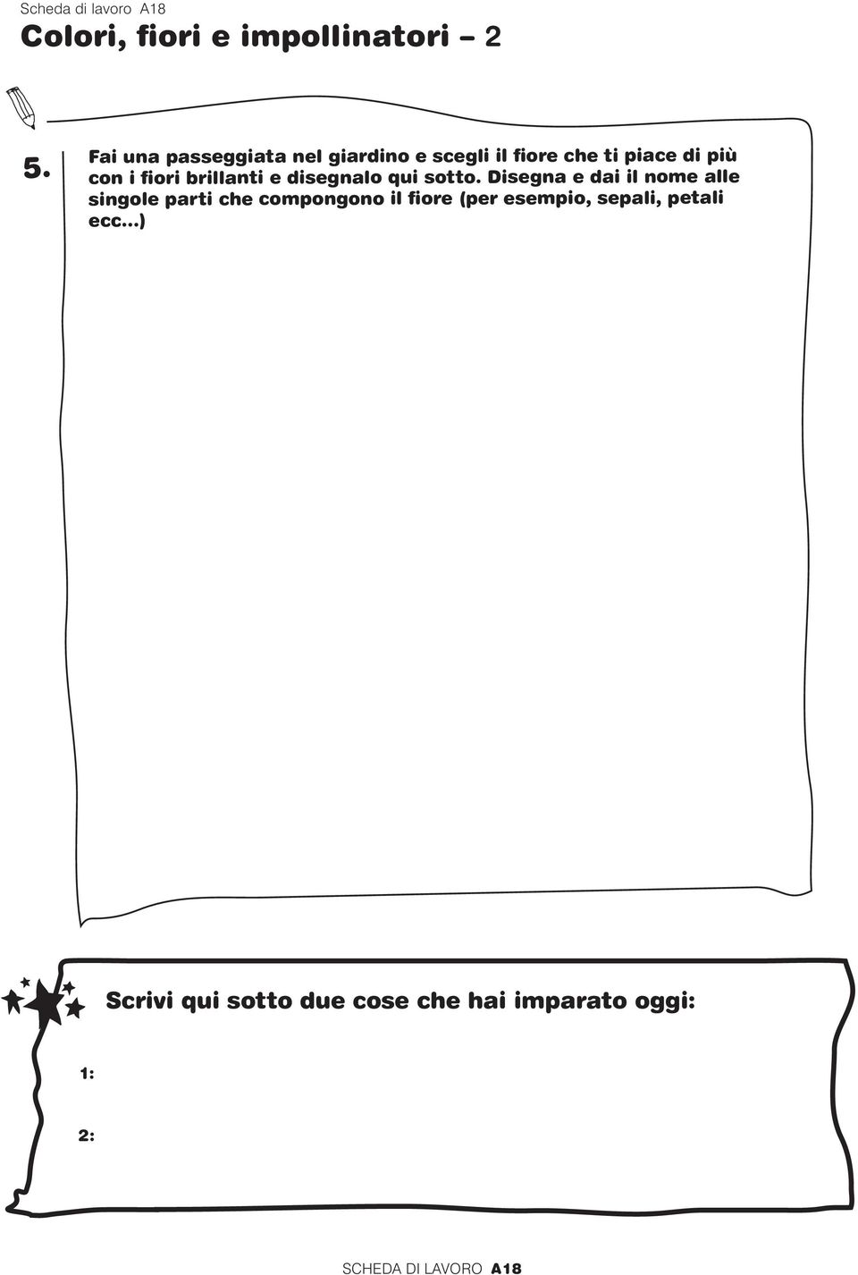 brillanti e disegnalo qui sotto.