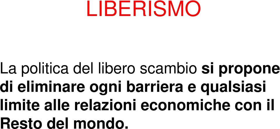 barriera e qualsiasi limite alle