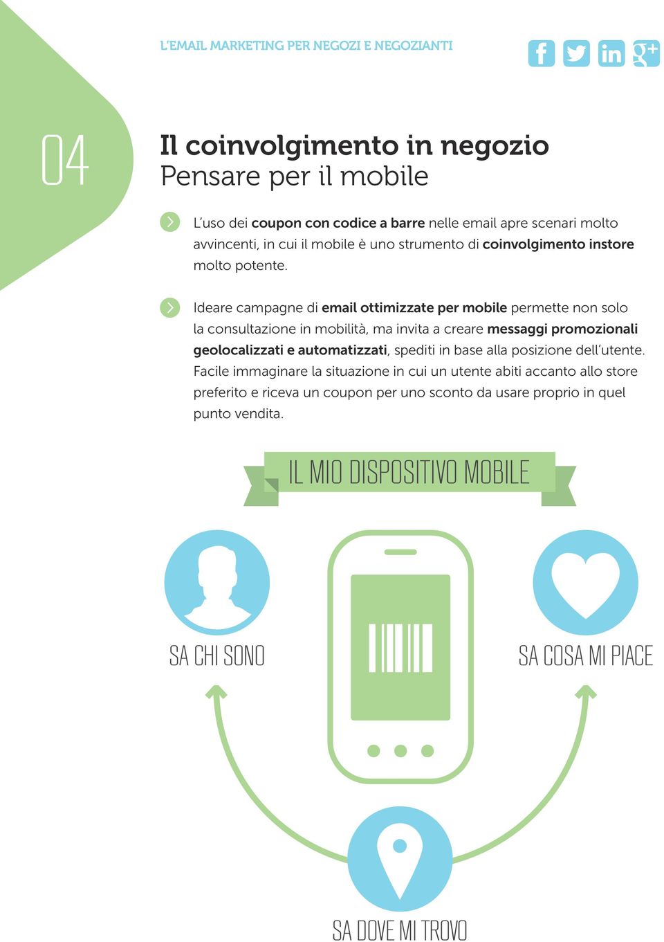 Ideare campagne di email ottimizzate per mobile permette non solo la consultazione in mobilità, ma invita a creare messaggi promozionali geolocalizzati e