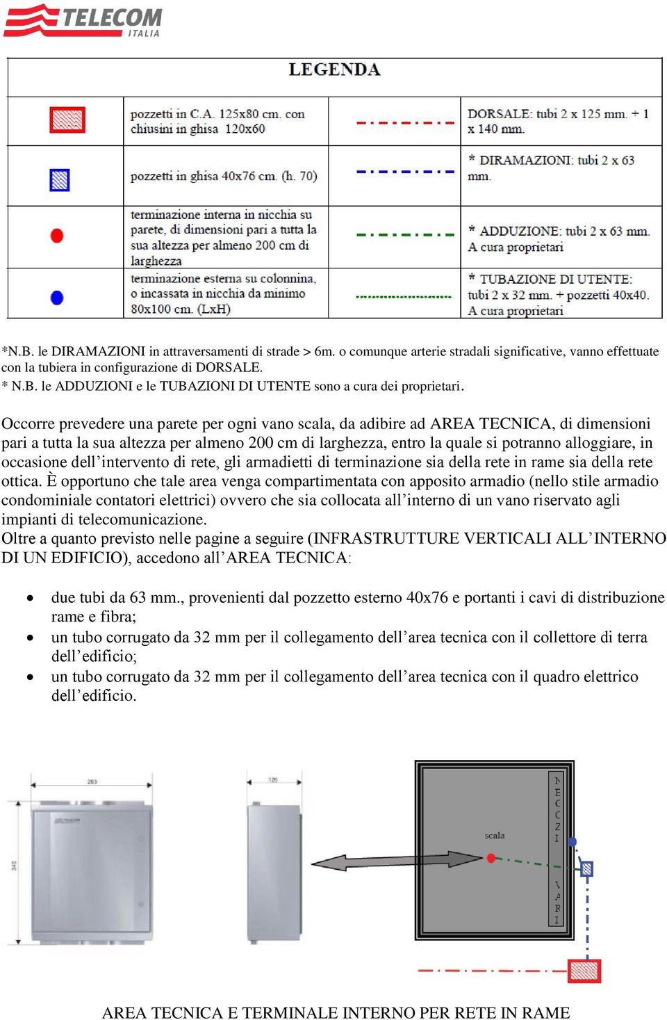 occasione dell intervento di rete, gli armadietti di terminazione sia della rete in rame sia della rete ottica.