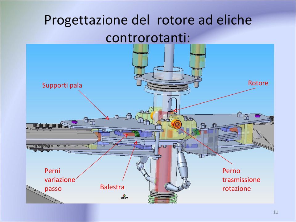 pala Rotore Perni variazione