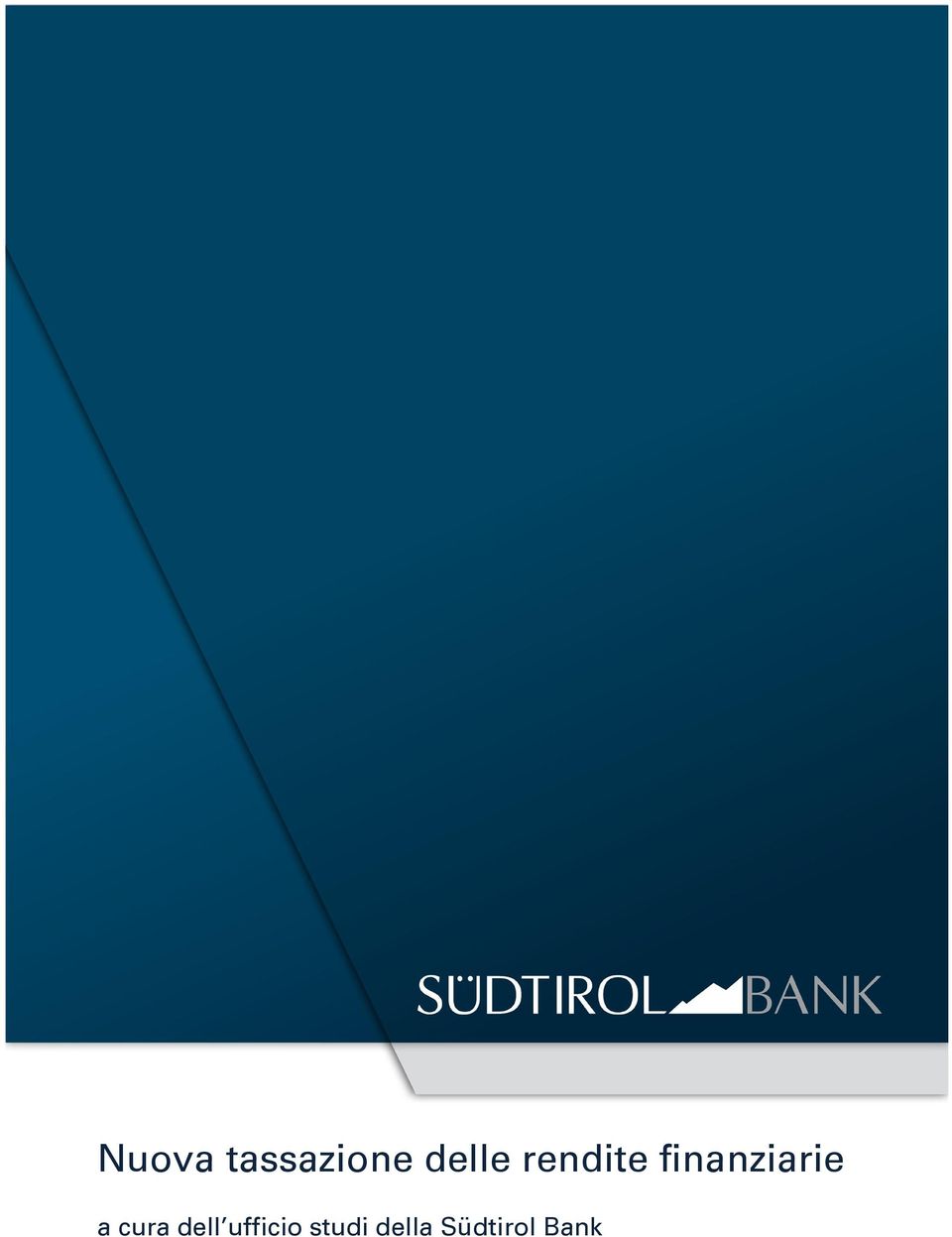 della Südtirol Bank  finanziarie 2014
