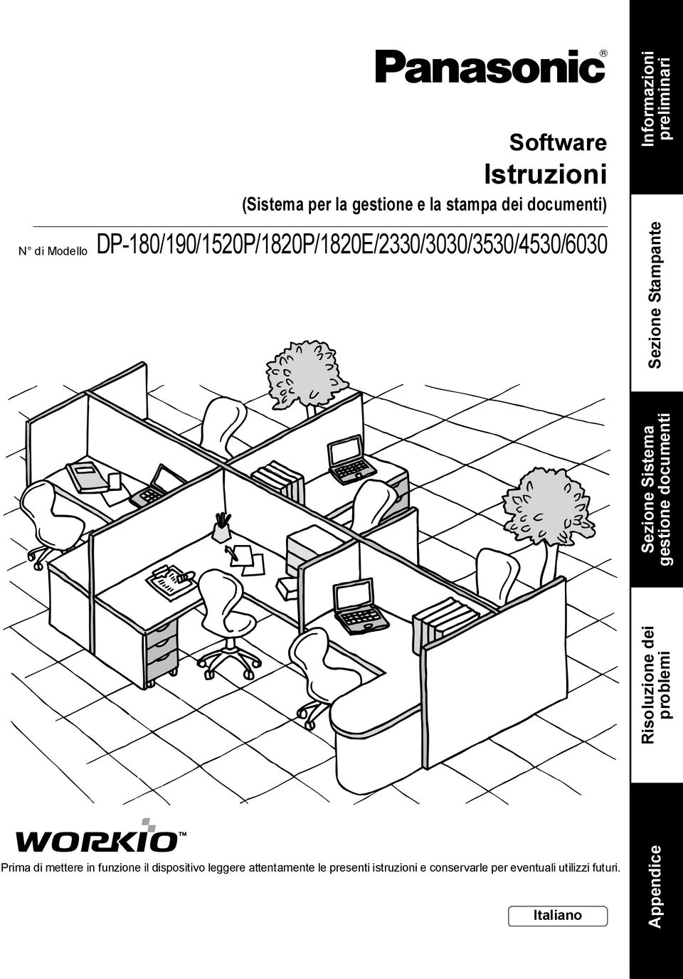 Risoluzione dei problemi Sezione Sistema gestione documenti Prima di mettere in funzione il