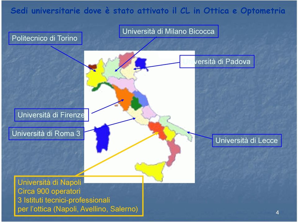 Firenze Università di Roma 3 Università di Lecce Università di Napoli Circa 900