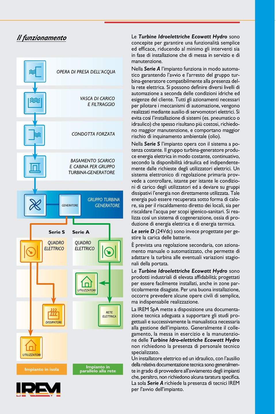 garantire una funzionalità semplice ed efficace, riducendo al minimo gli interventi sia in fase di installazione che di messa in servizio e di manutenzione.