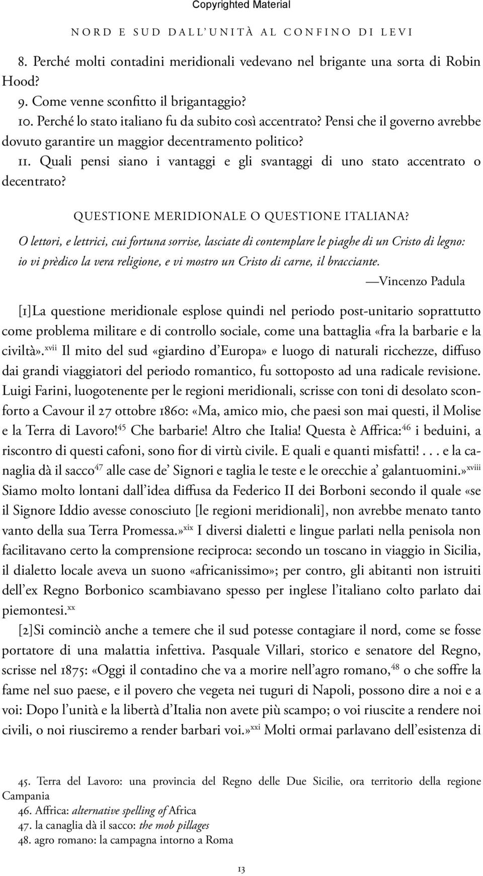 QUESTIONE MERIDIONALE O QUESTIONE ITALIANA?
