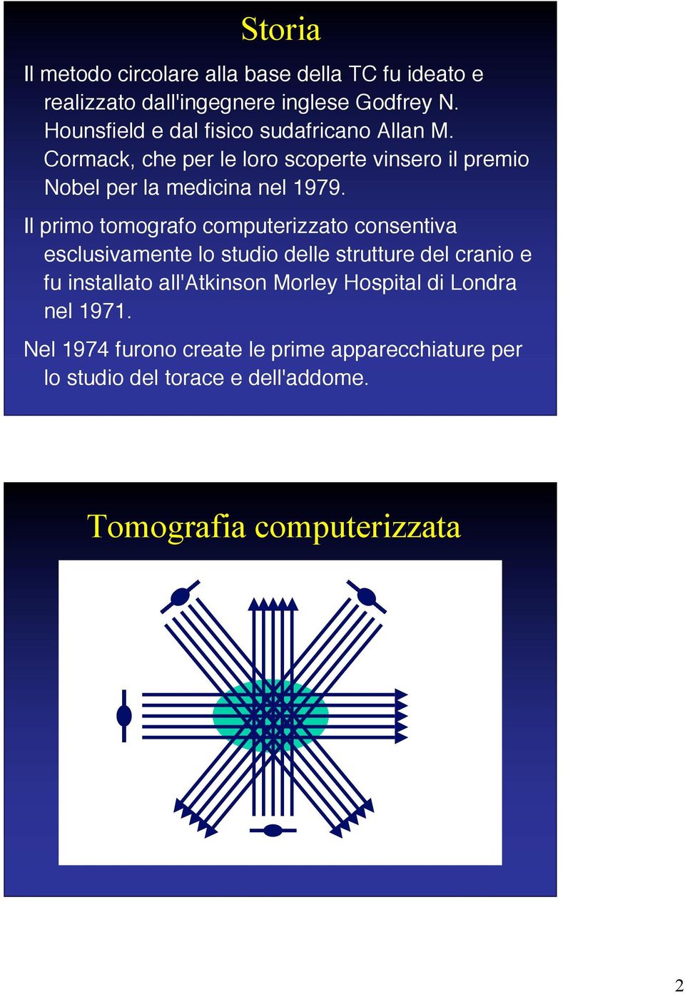 Cormack, che per le loro scoperte vinsero il premio Nobel per la medicina nel 1979.