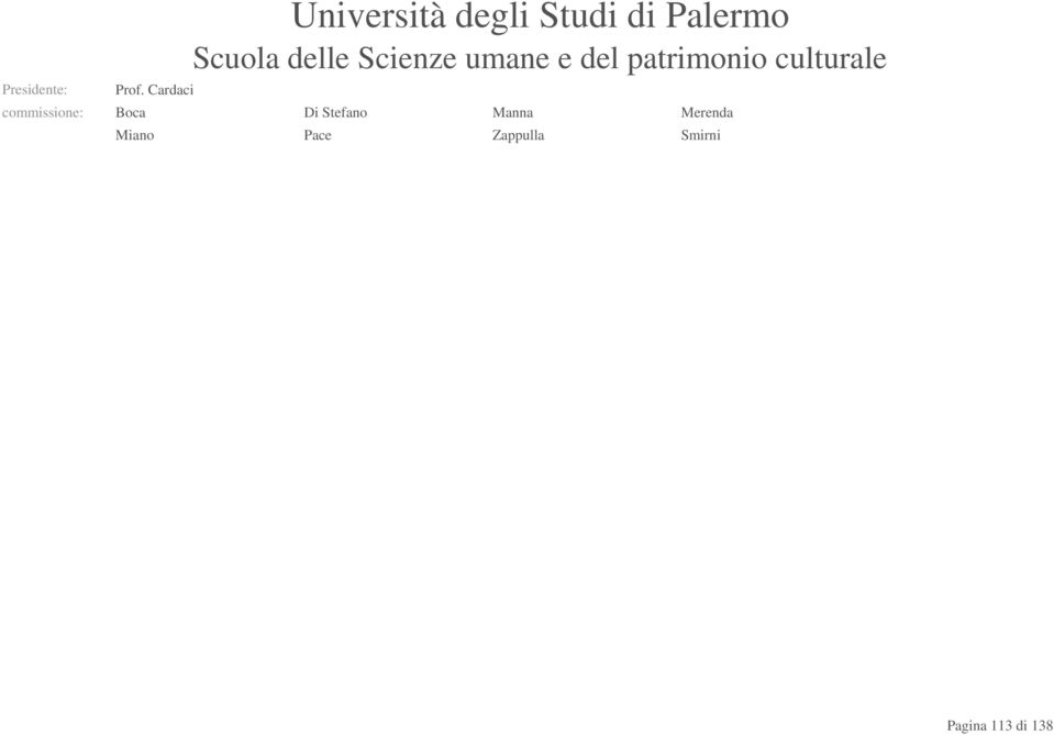 Palermo commissione: Boca Di Stefano