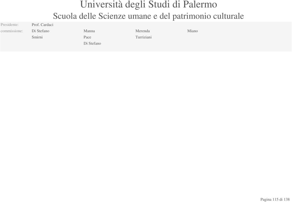 Palermo commissione: Di Stefano Manna
