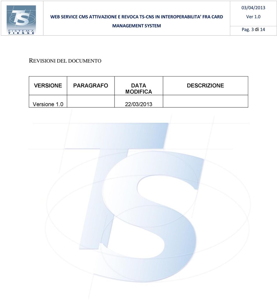 PARAGRAFO DATA MODIFICA