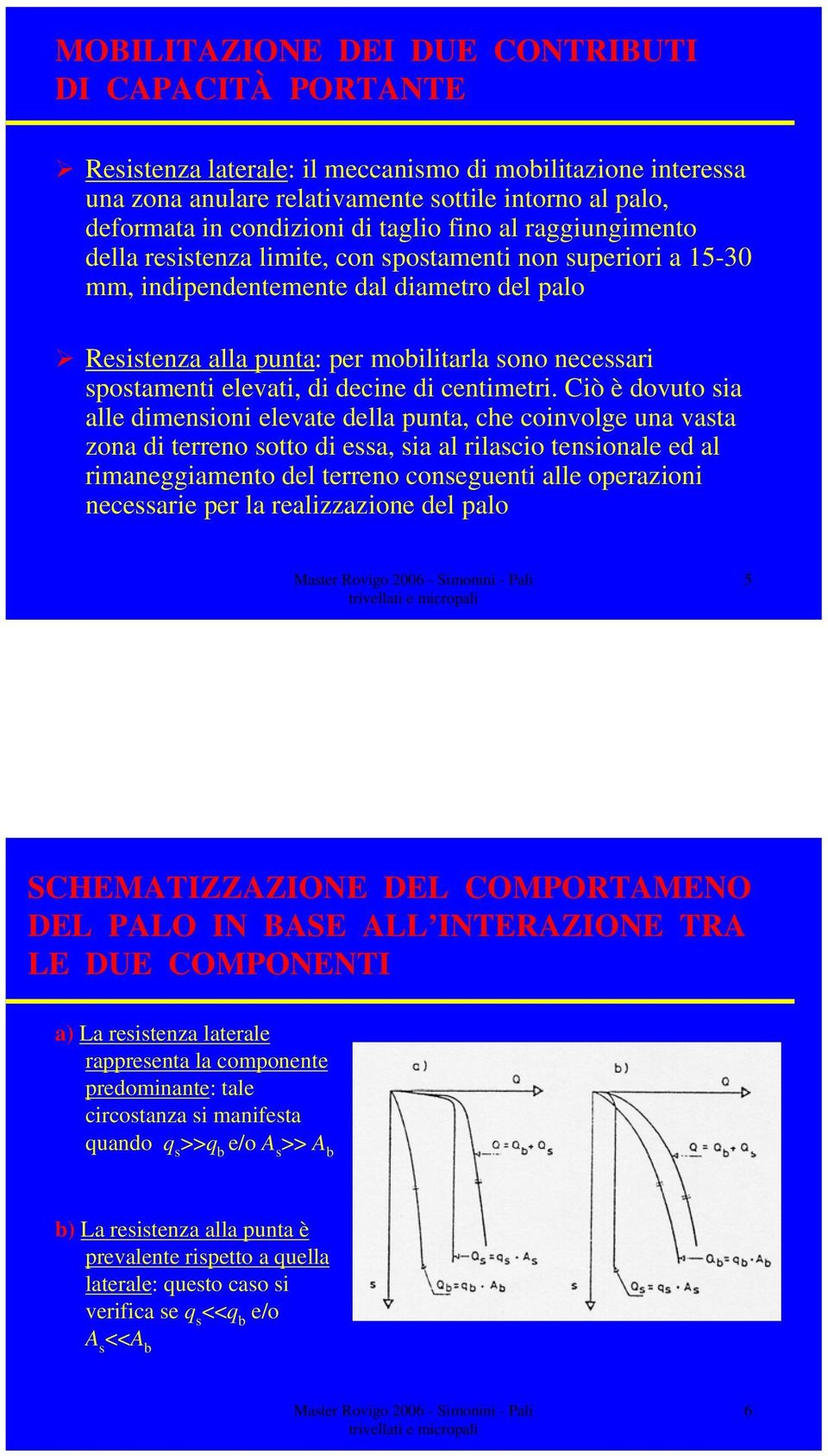 spostamenti elevati, di decine di centimetri.