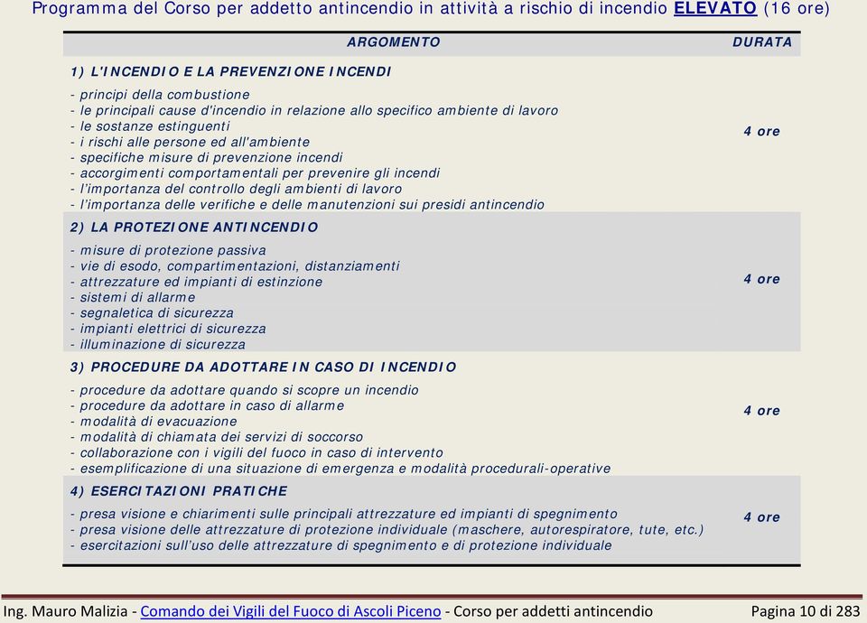 per prevenire gli incendi - l importanza del controllo degli ambienti di lavoro - l importanza delle verifiche e delle manutenzioni sui presidi antincendio 2) LA PROTEZIONE ANTINCENDIO - misure di