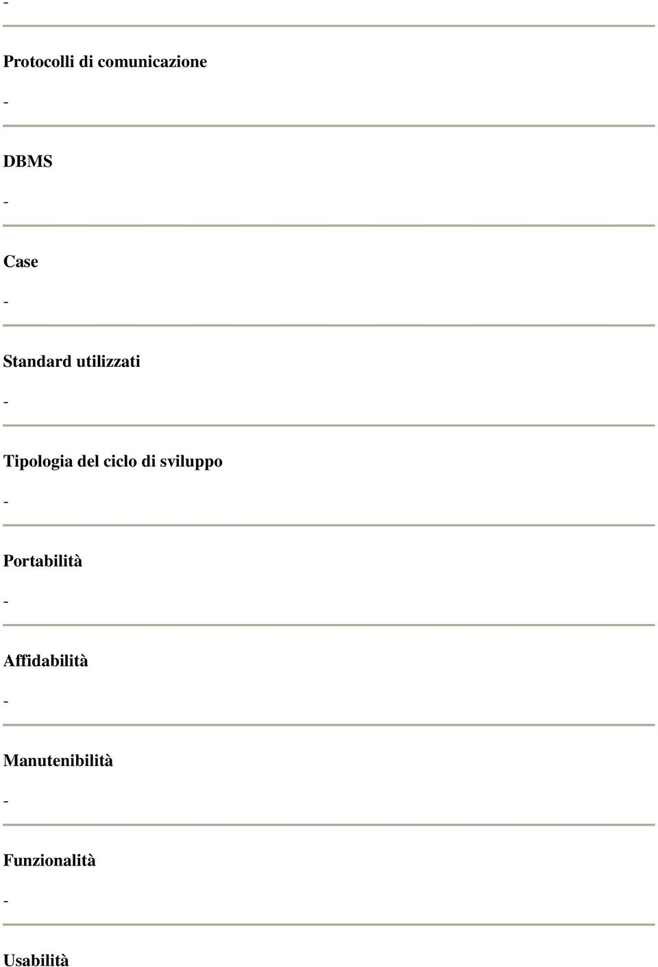 ciclo di sviluppo Portabilità