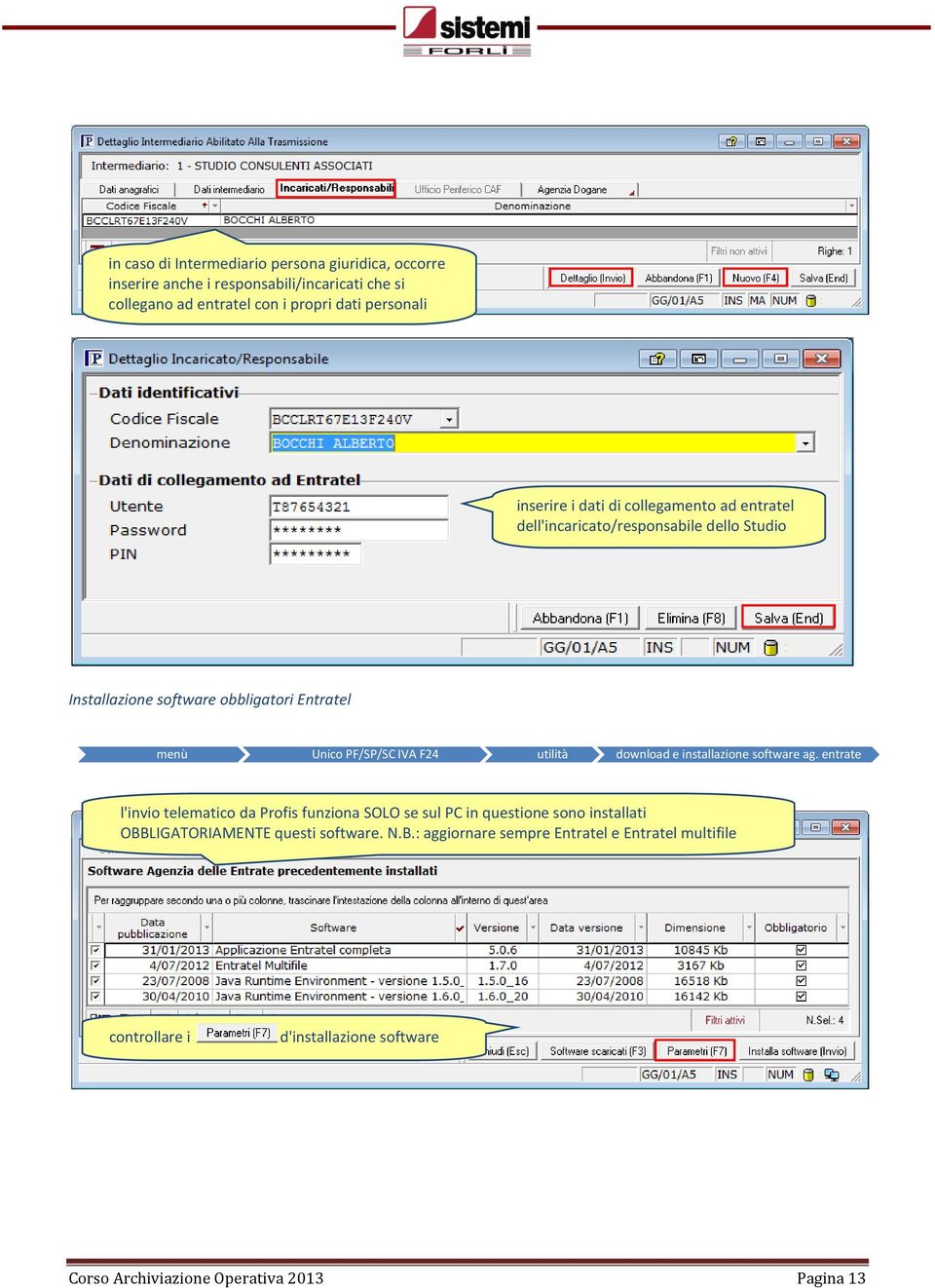 F24 utilità download e installazione software ag.