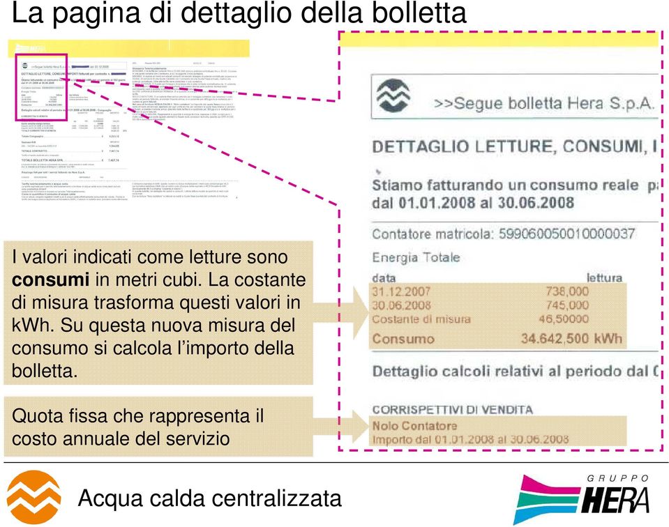 Su questa nuova misura del consumo si calcola l importo della bolletta.