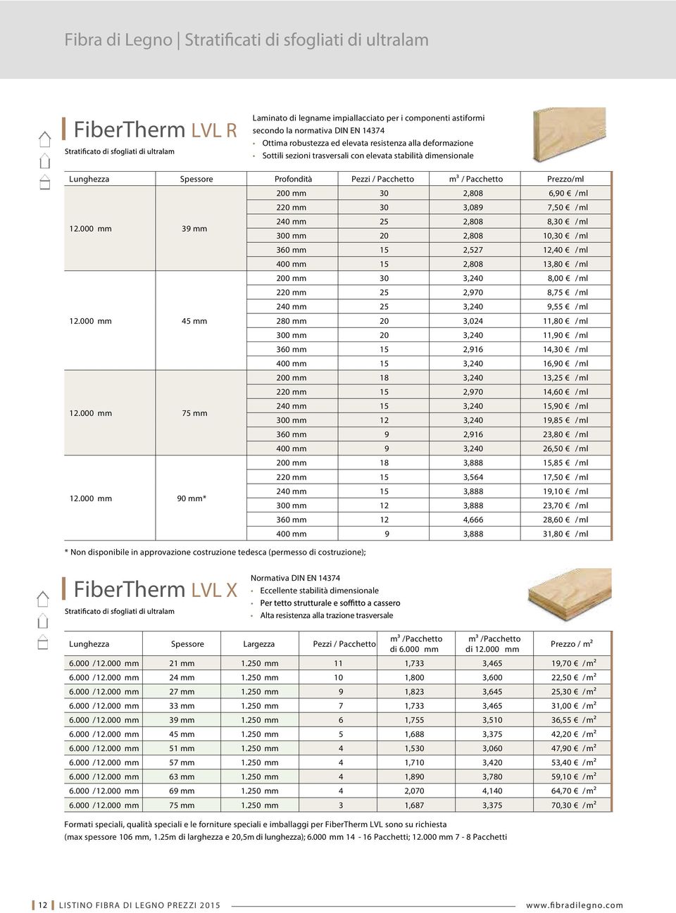 000 mm 39 mm 240 mm 25 2,808 8,30 / ml 300 mm 20 2,808 10,30 / ml 360 mm 15 2,527 12,40 / ml 400 mm 15 2,808 13,80 / ml 200 mm 30 3,240 8,00 / ml 220 mm 25 2,970 8,75 / ml 240 mm 25 3,240 9,55 / ml