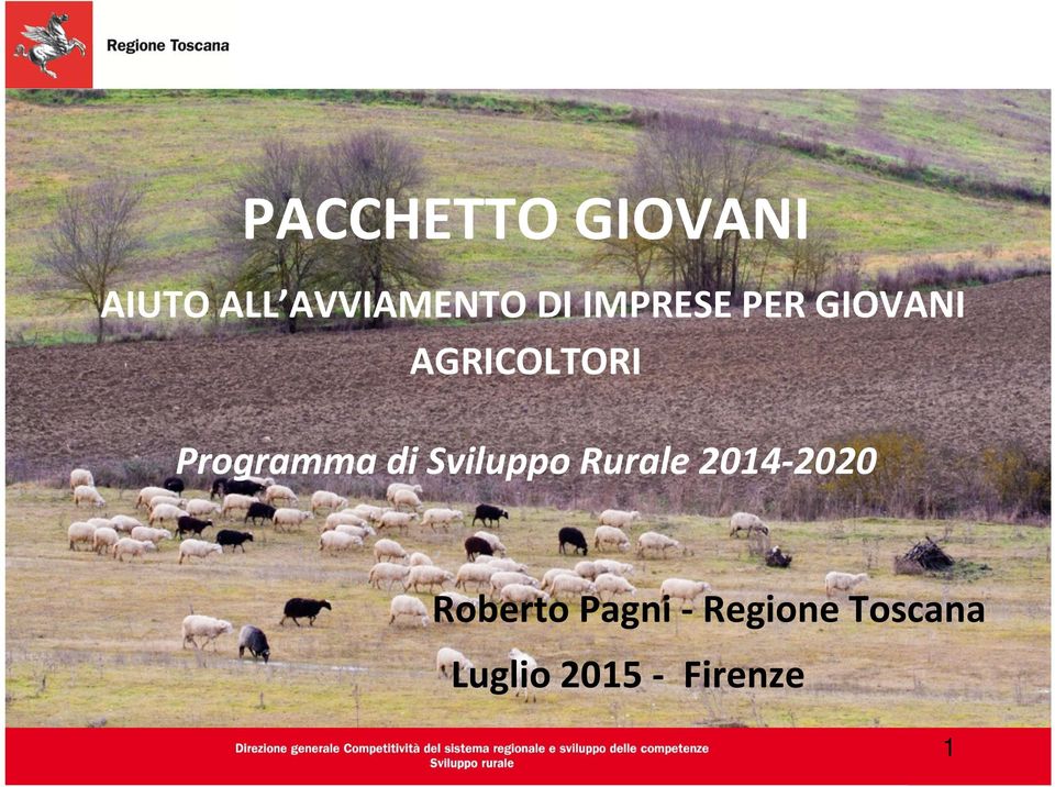 Programma di Sviluppo Rurale 2014 2020