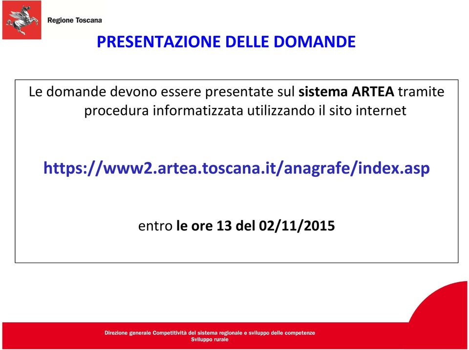 informatizzata utilizzando il sito internet