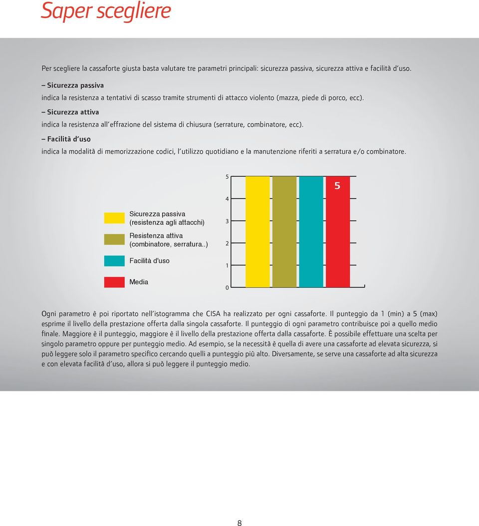 Sicurezza attiva indica la resistenza all effrazione del sistema di chiusura (serrature, combinatore, ecc).