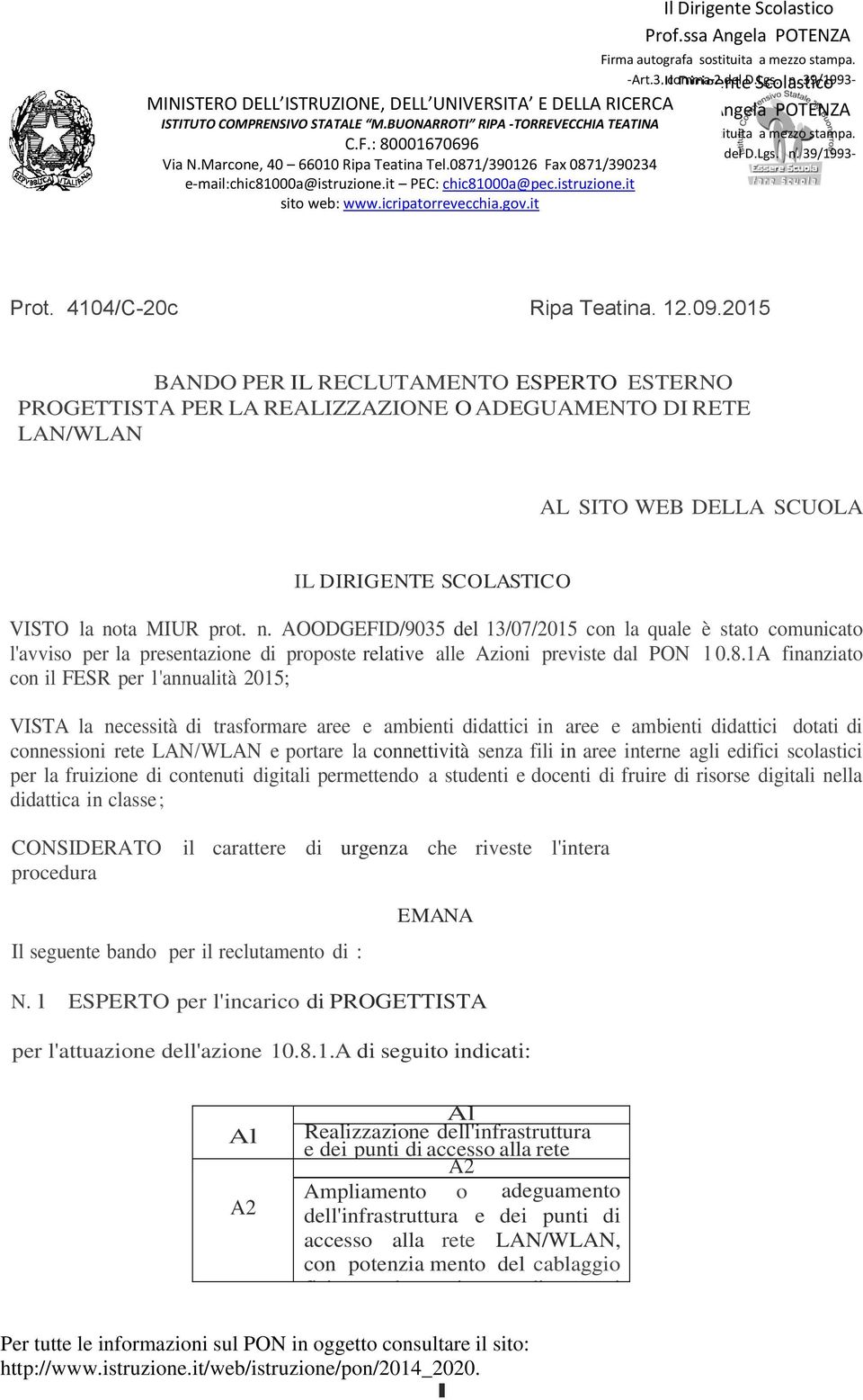 icripatorrevecchia.gov.it Prot. 4104/C-20c Ripa Teatina. 12.09.