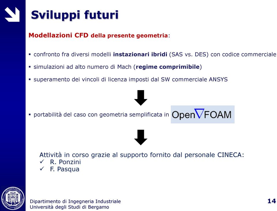 DES) con codice commerciale simulazioni ad alto numero di Mach (regime comprimibile) superamento dei