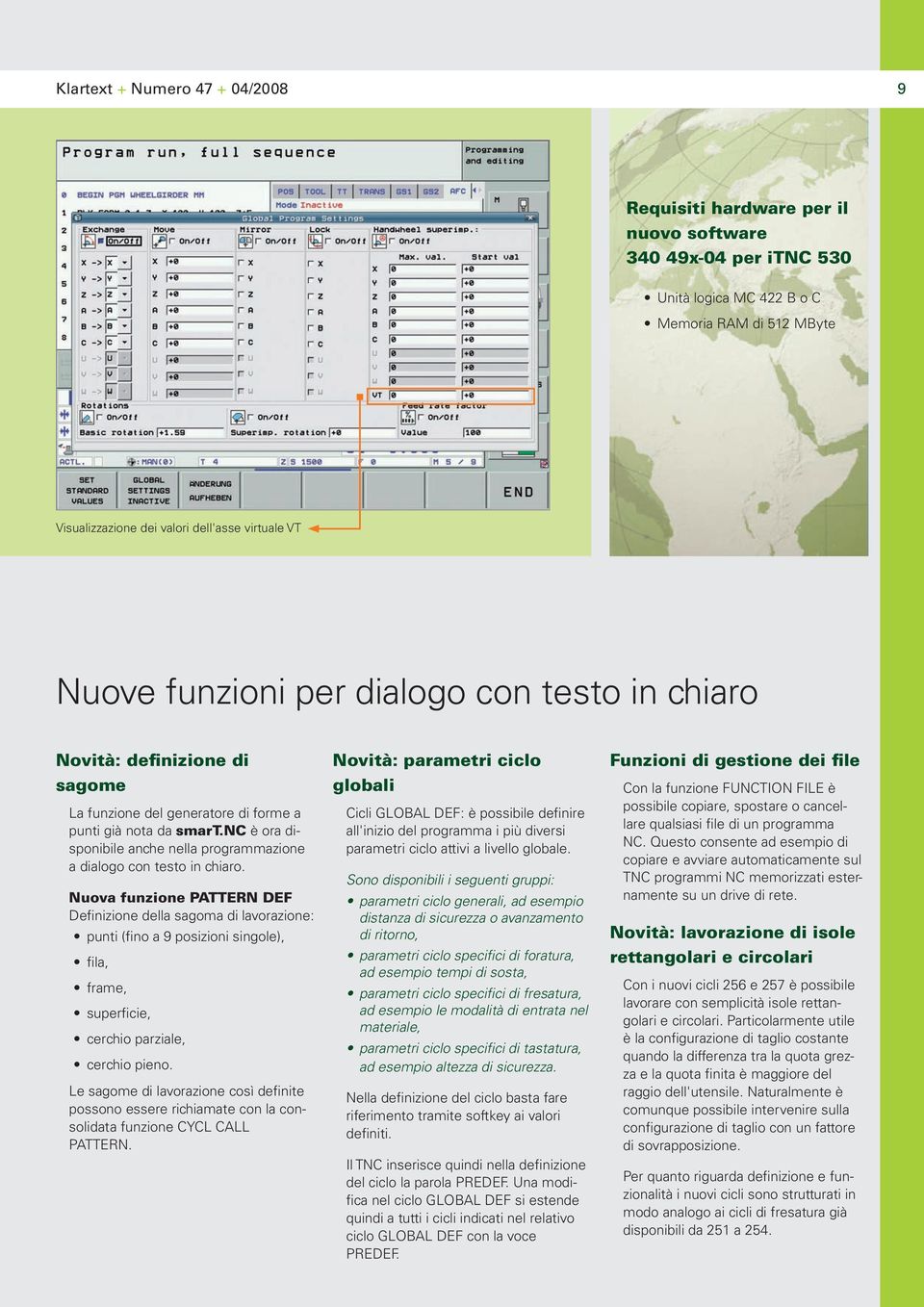 nc è ora disponibile anche nella programmazione a dialogo con testo in chiaro.