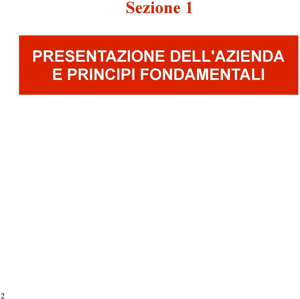 DELL'AZIENDA E