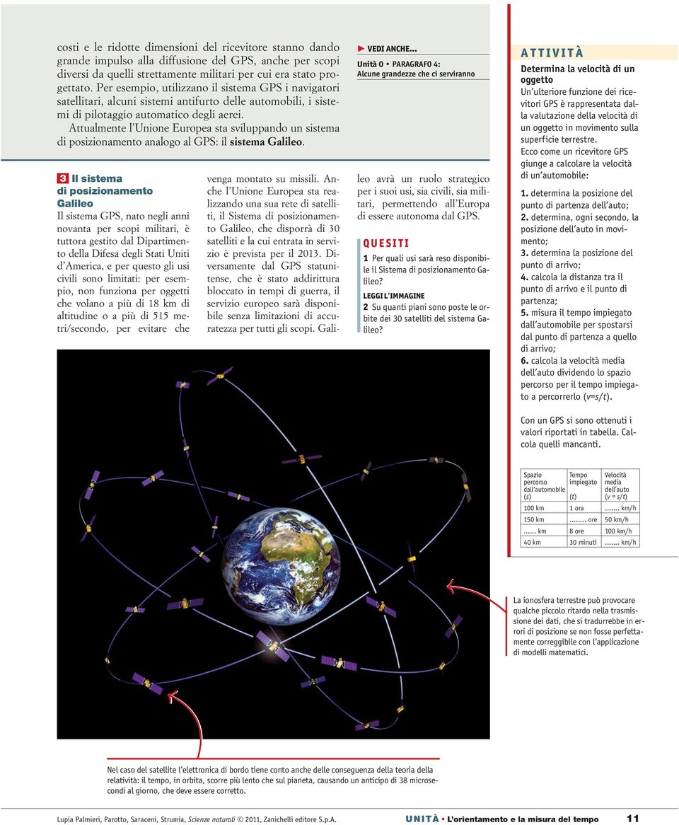 Attualmente l Unione Europea sta sviluppando un sistema di posizionamento analogo al GPS: il sistema Galileo.