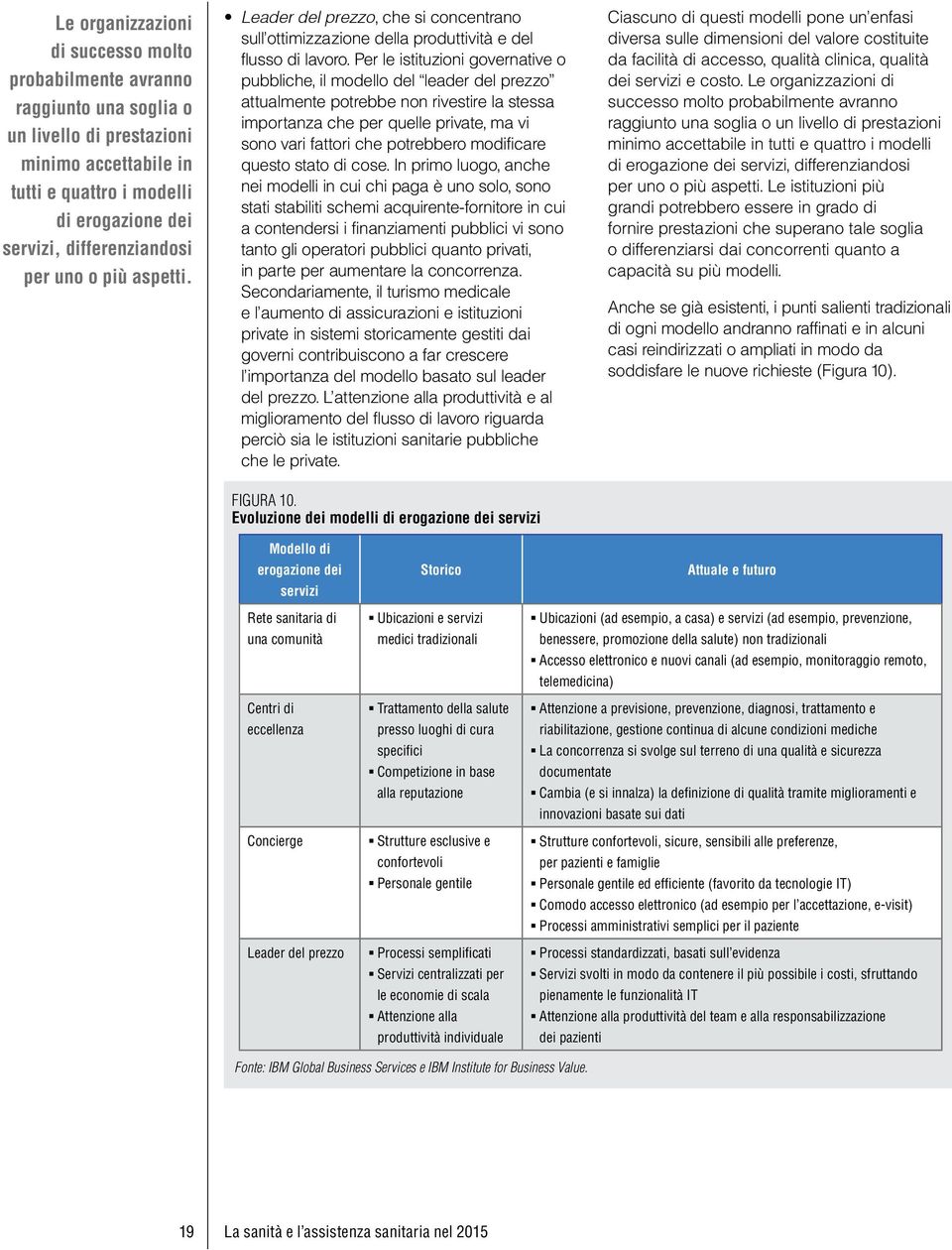 Per le istituzioni governative o pubbliche, il modello del leader del prezzo attualmente potrebbe non rivestire la stessa importanza che per quelle private, ma vi sono vari fattori che potrebbero