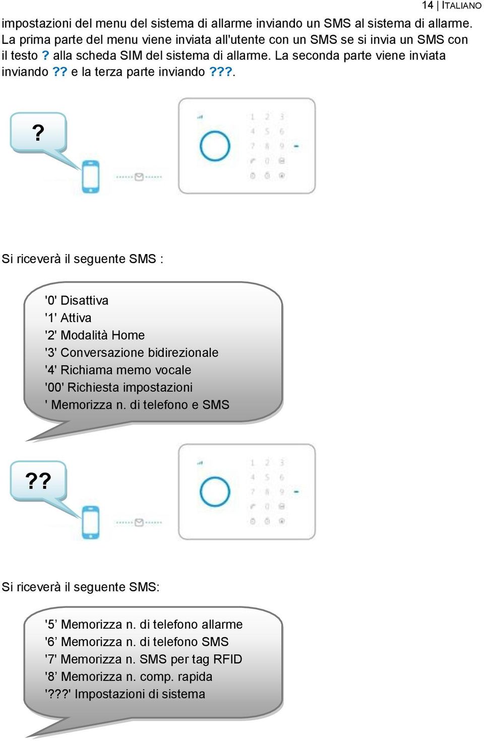 La seconda parte viene inviata inviando?? e la terza parte inviando?