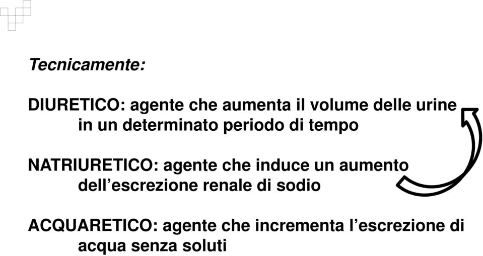 che induce un aumento dell escrezione renale di sodio