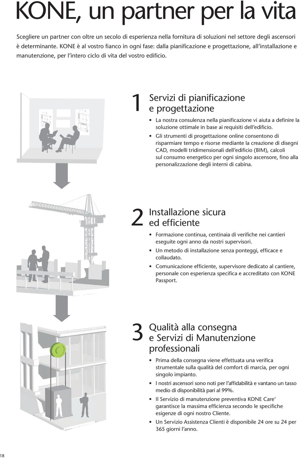 1 Servizi di pianificazione e progettazione La nostra consulenza nella pianificazione vi aiuta a definire la soluzione ottimale in base ai requisiti dell edificio.