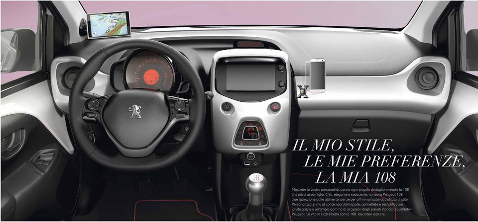 Chic, elegante e seducente, la nuova Peugeot 108 trae ispirazione dalle ultime tendenze per offrirvi un autentica sfilata di