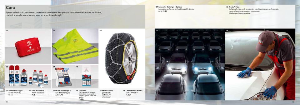 90 08 Toyota ProTect Sigillatura ProTect per la carrozzeria o i cerchi, applicazione professionale, conserva l auto come nuova per molto tempo.