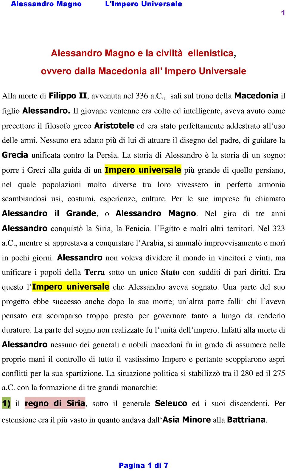 Alessandro Magno E La Civilta Ellenistica Ovvero Dalla Macedonia All Impero Universale Pdf Download Gratuito