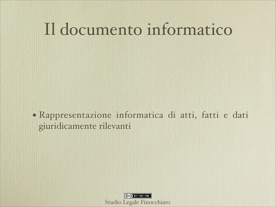 informatica di atti,