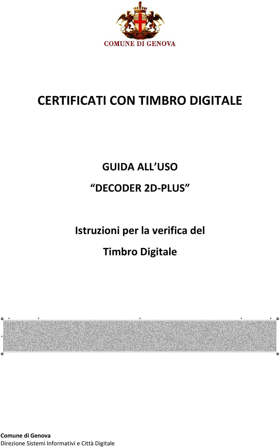 verifica del Timbro Digitale Comune di